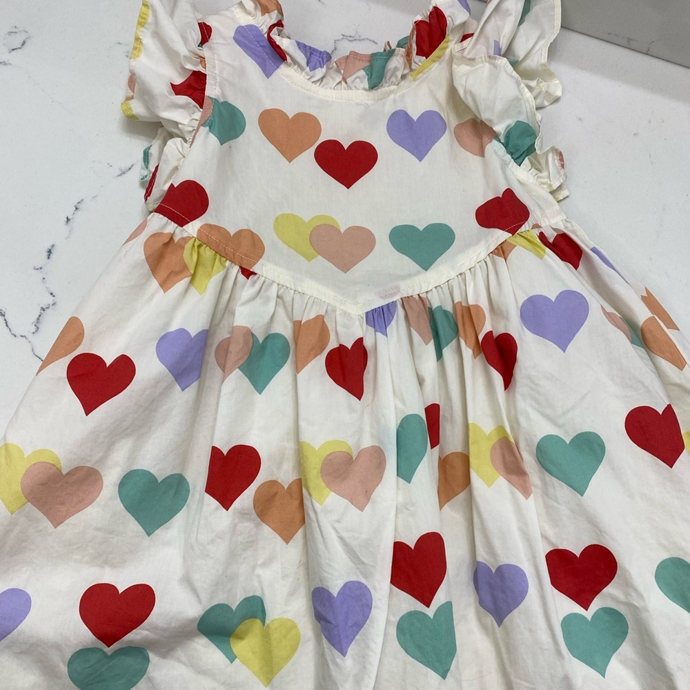 Girls size 3 dress Pink Chicken
